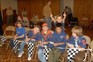 Pinewood Derby Spectators