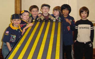 Pinewood derby racers 2007