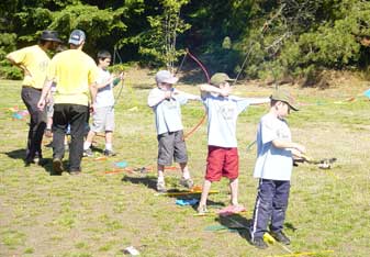Day camp archery