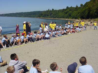 Day camp egg drop